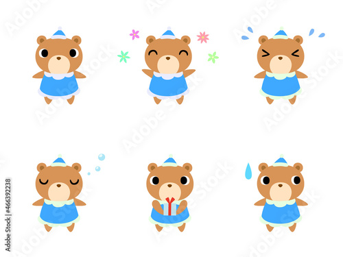 クマのアイコンセット