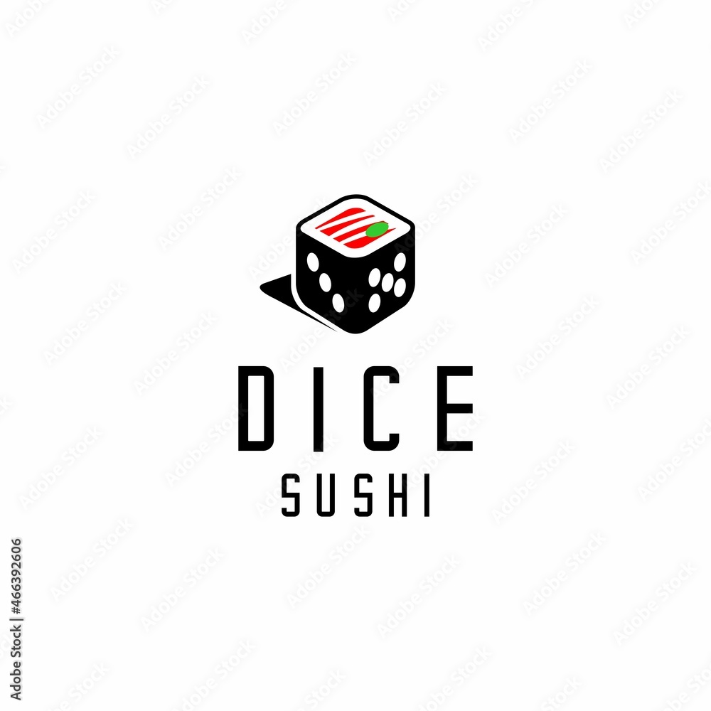 Fototapeta premium vektor ilustrasi logo sushi resto