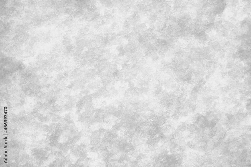 Fototapeta premium Abstract white background with marbled texture pattern in elegant fancy design, grunge vintage marbled pattern in detailed painted white and gray stone backdrop layout