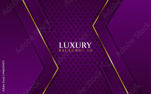 Vector Abstract Elegant purple and gold background. Abstract purple pattern. Texture dot