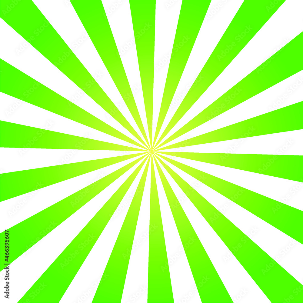 Fototapeta premium sunburst background. green yellow