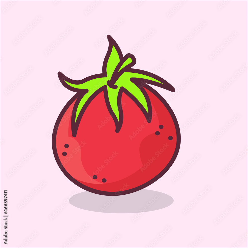 illustration of an tomato
