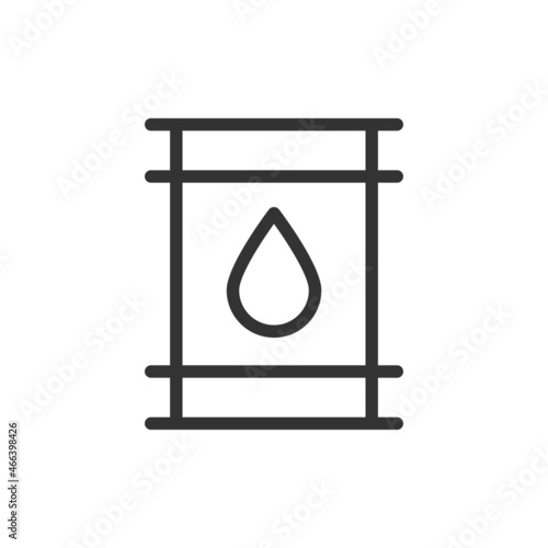 Water minimal line icon.