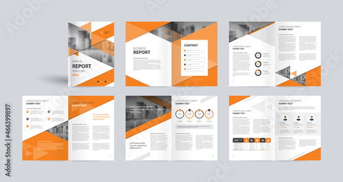 template layout design with cover page for company profile, annual report, brochures, flyers, presentations, leaflet, magazine, book .and a4 size scale for editable.