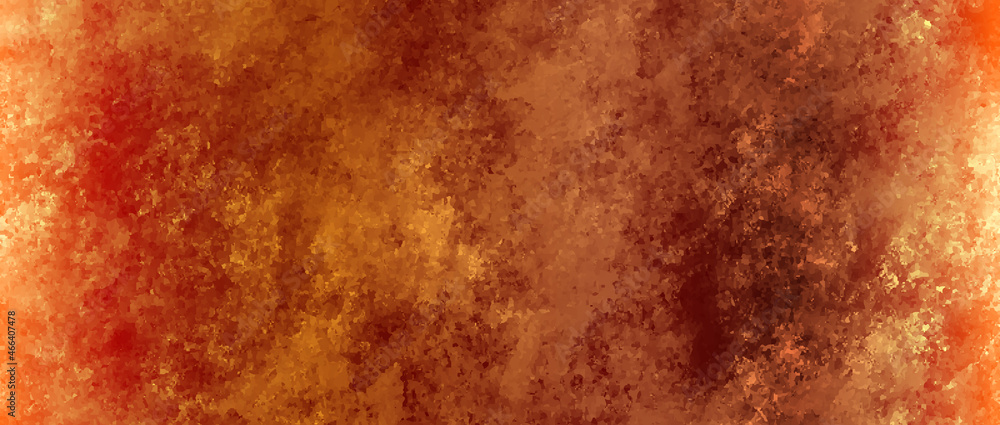 abstract old grunge rusty background with red and yellow colors.modern stylist texture with various messy elements and smoke.