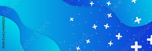 Abstract medical banner background. Template design with concept and idea for healthcare technology, innovation medicine, health, science and research. Medical pattern website header or web banner