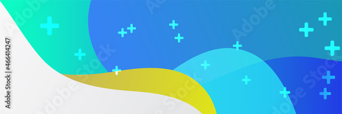 Abstract medical banner background. Template design with concept and idea for healthcare technology, innovation medicine, health, science and research. Medical pattern website header or web banner