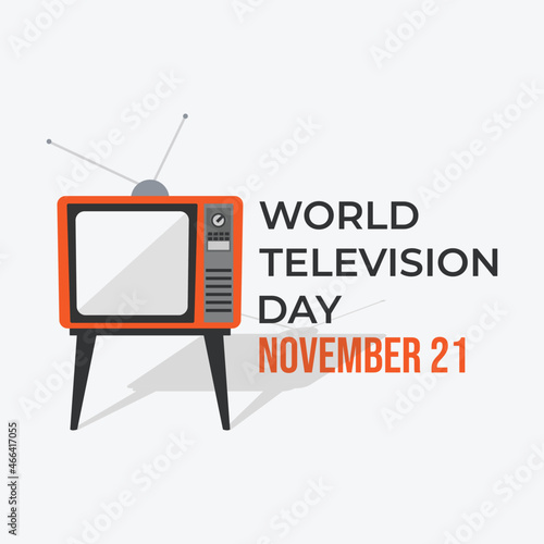 World Television Day in vintage style