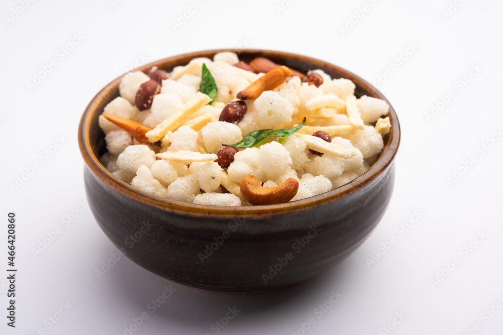 Sabudana Fried Chivda or farsan for Vrat or upwas Sabudana Fried Chivda or farsan for Vrat or upwas