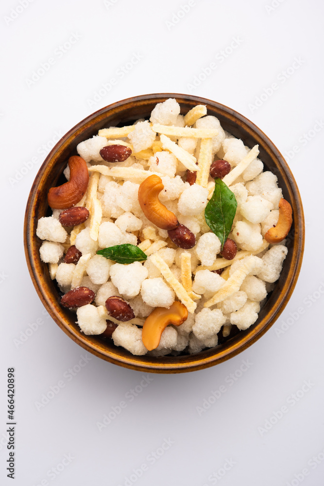 Sabudana Fried Chivda or farsan for Vrat or upwas Sabudana Fried Chivda or farsan for Vrat or upwas