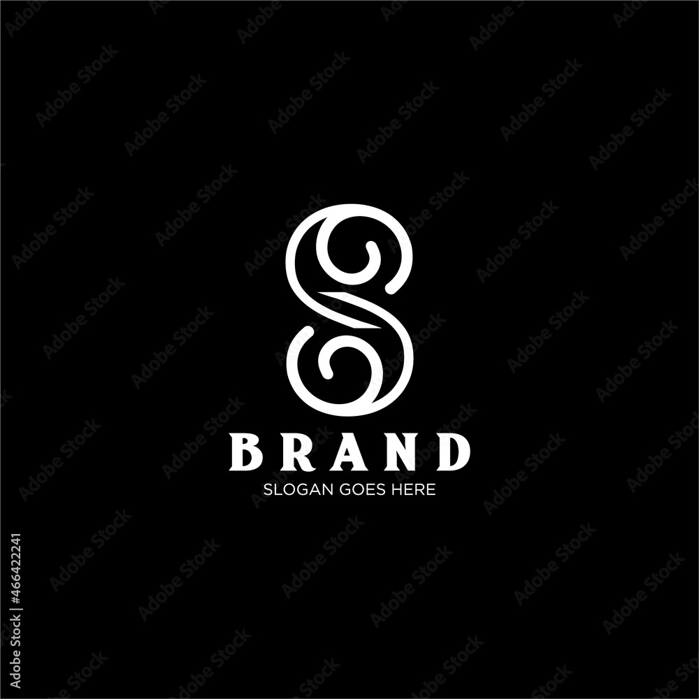 ornament number 8. abstract number 8 sign for identity logo ornament number 8. abstract number 8 sign for identity logo
