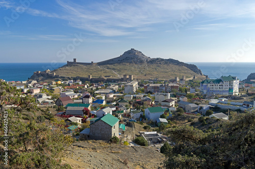 Sudak - a small resort town in Crimea.