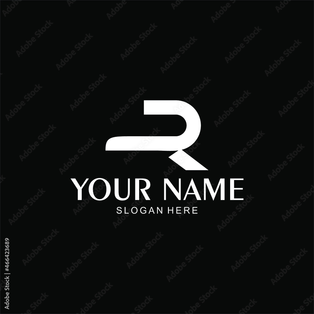 Vector logo of letter R monogram.
simple white letter R Vector logo of letter R monogram.
simple white letter R