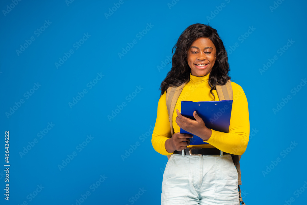 portrait of a beautiful female african student portrait of a beautiful female african student