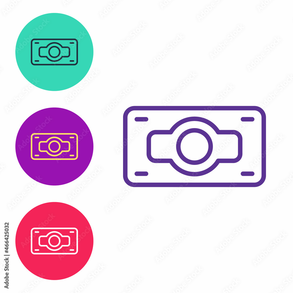 Set line Stacks paper money cash icon isolated on white background. Money banknotes stacks. Bill currency. Set icons colorful. Vector Set line Stacks paper money cash icon isolated on white background. Money banknotes stacks. Bill currency. Set icons colorful. Vector