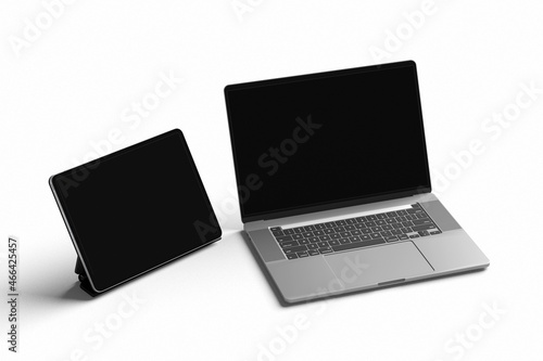 Laptop and Tap Mockup