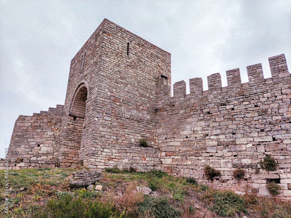 The medieval fortress of Kaliakra on the coast of Black Sea in Bulgaria