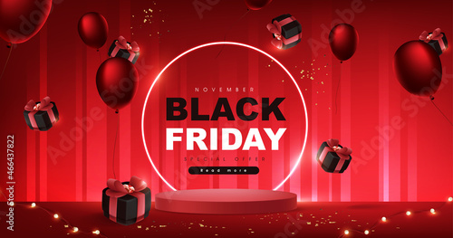 Black friday sale promotion banner layout design template advertising Black friday campaign