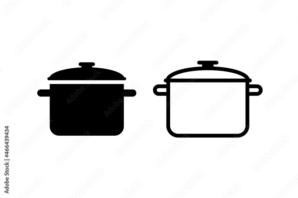 cooking pot icon vector for websites cooking pot icon vector for websites