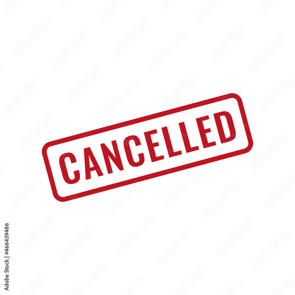 cancelled stamp label sign vector for websites cancelled stamp label sign vector for websites