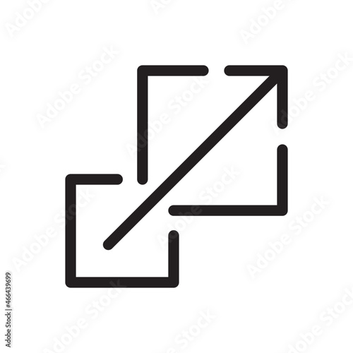 scalability scalable line art icon vector for websites