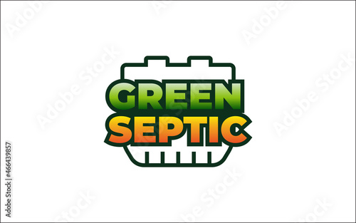 Illustration graphic vector of septic tank clean service logo design template-05