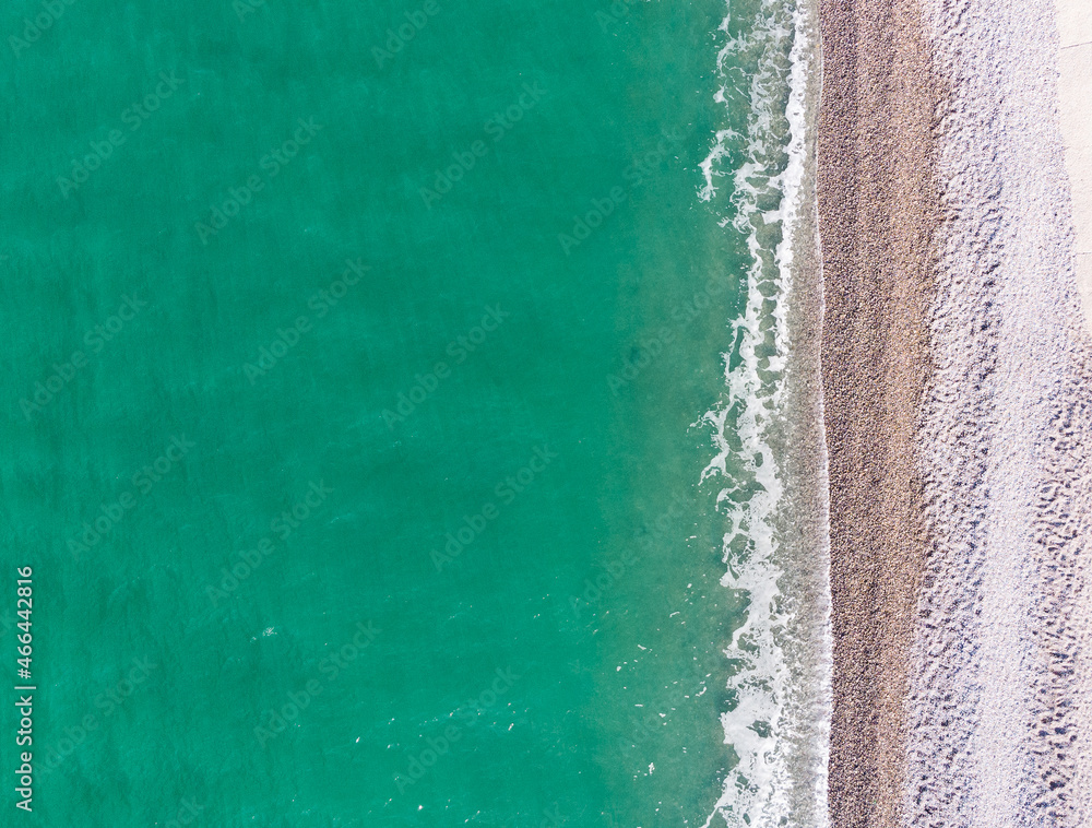 Sand beach from sky Sand beach from sky