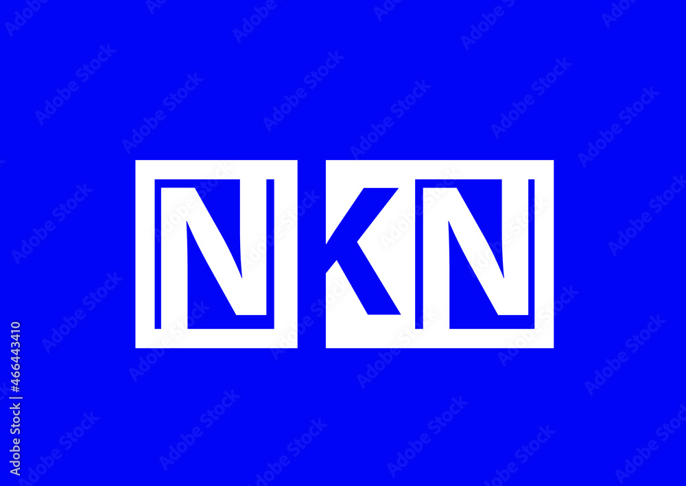 NKN letter logo and icon design template NKN letter logo and icon design template