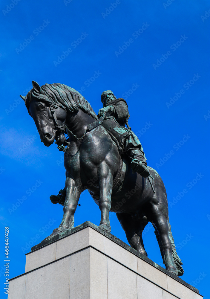 Statue of Jan Zizka in Prague