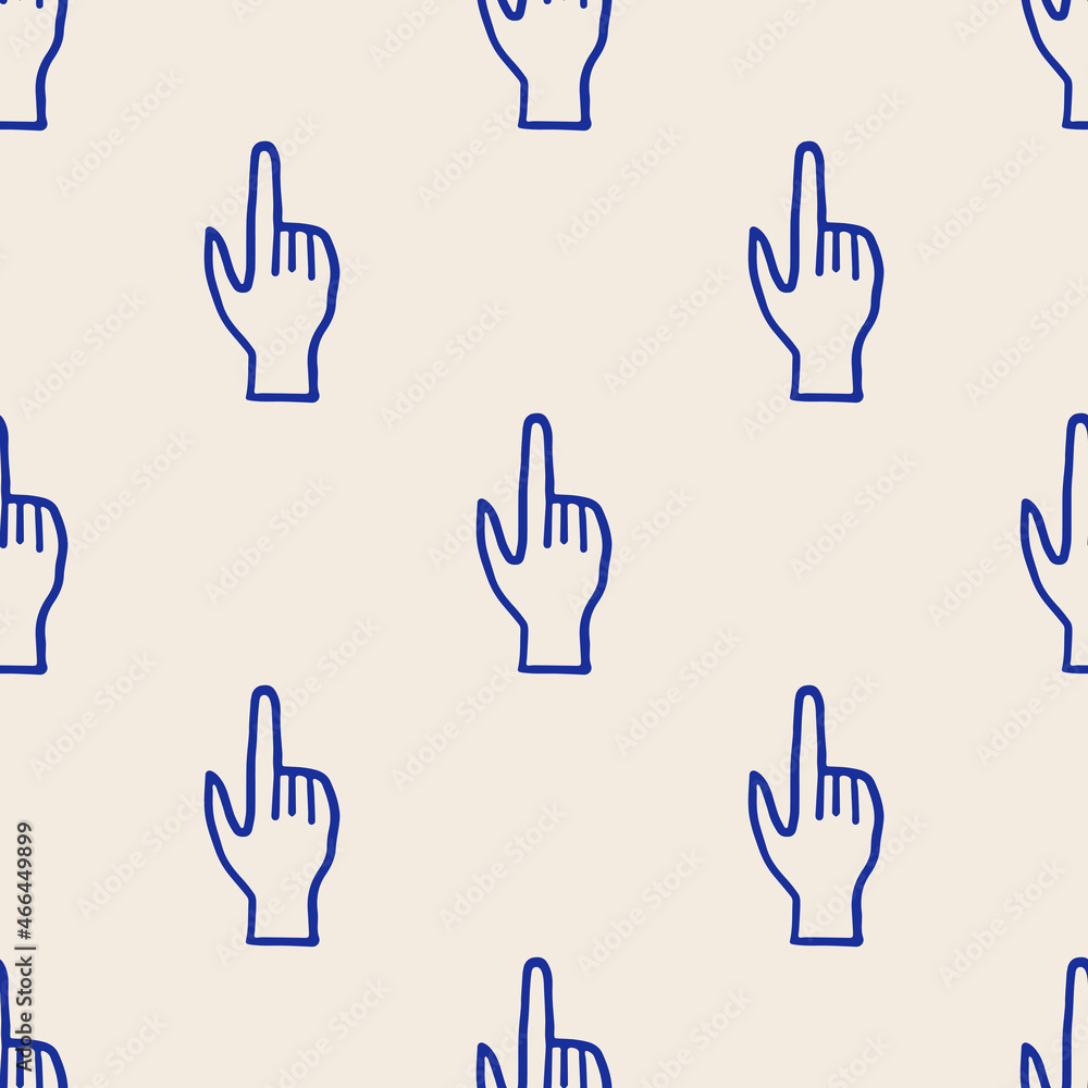 Seamless vector hand clicking web symbol pattern. Computer click link background. Stylish pattern for design, fabric, textile etc. Seamless vector hand clicking web symbol pattern. Computer click link background. Stylish pattern for design, fabric, textile etc.