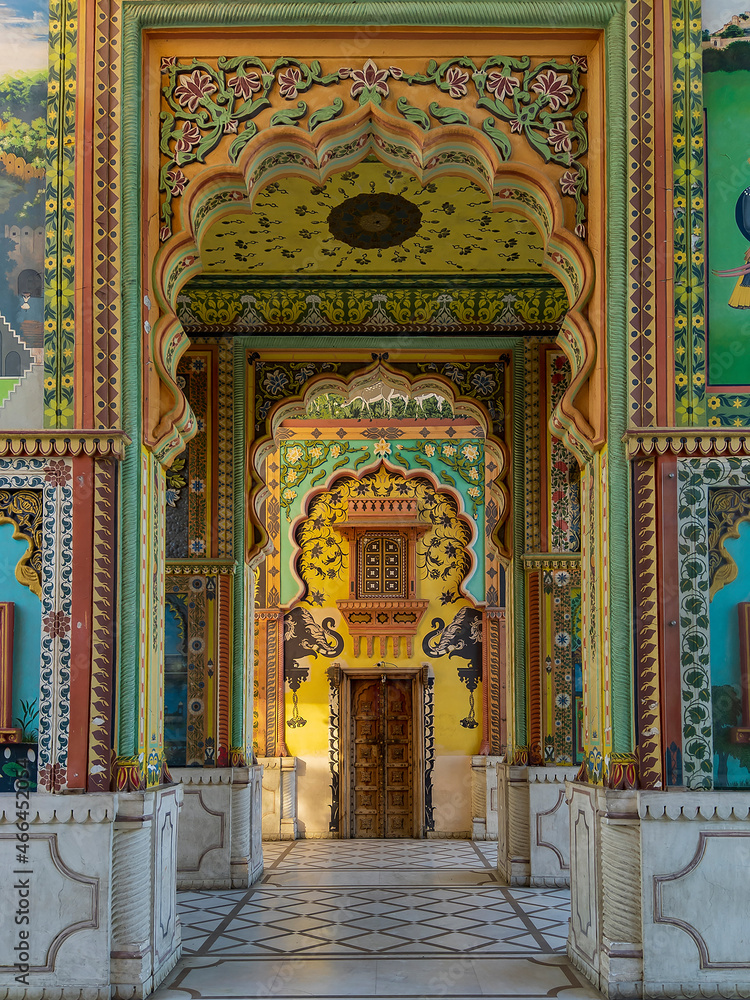 The Patrika Gate Beautiful architecture heritage with beautiful handmade paintings.