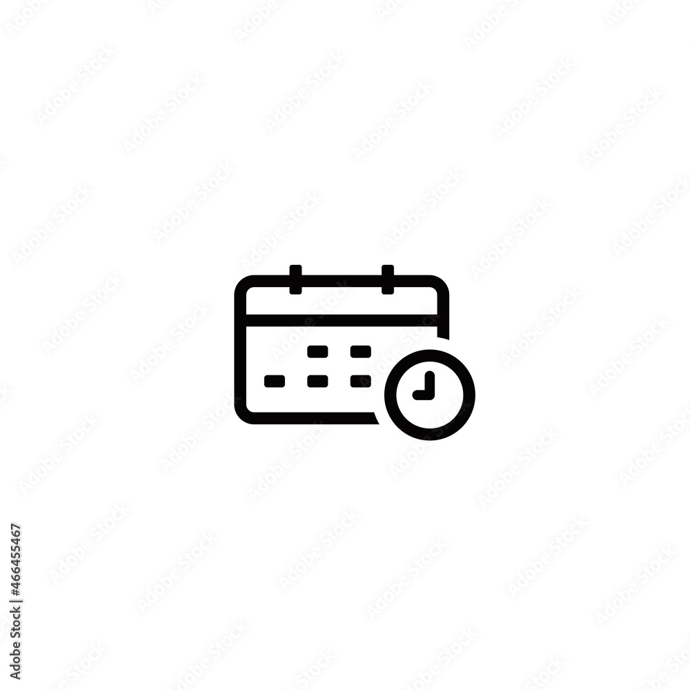 Calendar simple flat icon vector illustration Calendar simple flat icon vector illustration