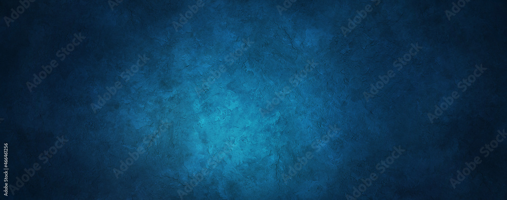Grunge Blue Wall Background Or Texture