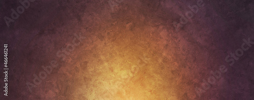 brown wall background texture with light in the middle for presentation dark vignette bordered