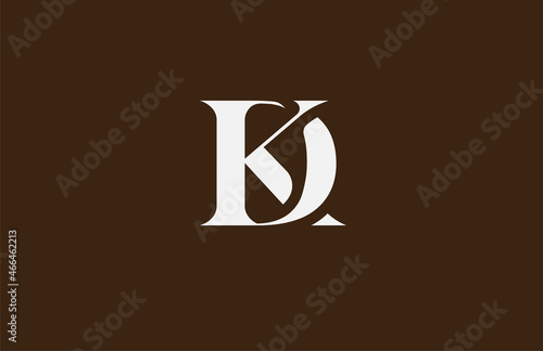 Initial DK Logo, usable for brand and company logo , vector illustration