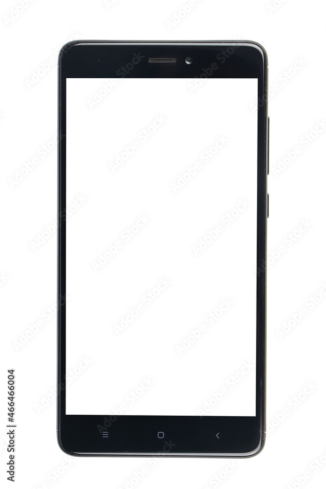 modern touch screen smartphone isolated on white background modern touch screen smartphone isolated on white background