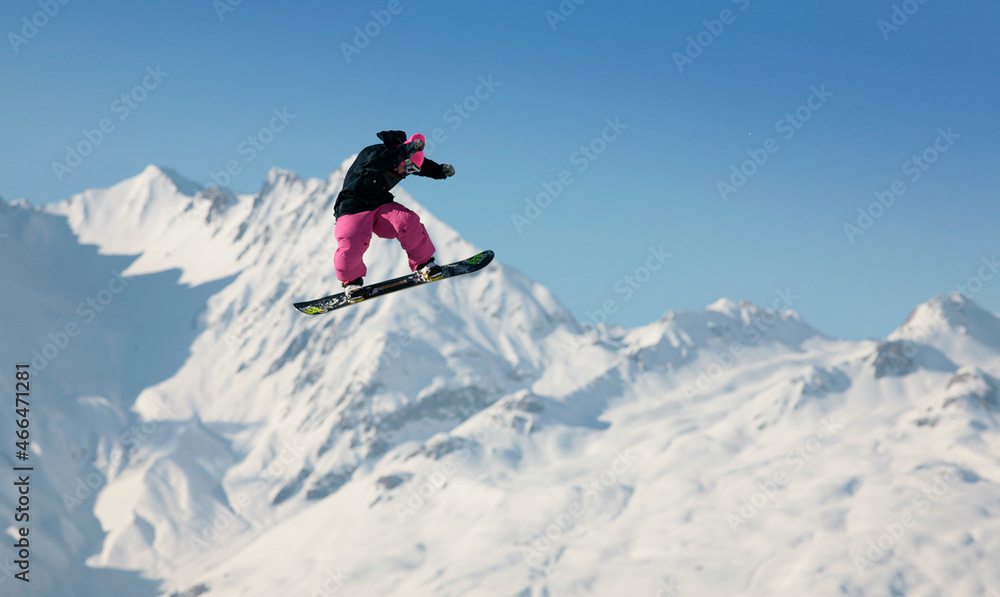 Freeski snowpark - Les Arcs Paradiski - Alpes Savoie