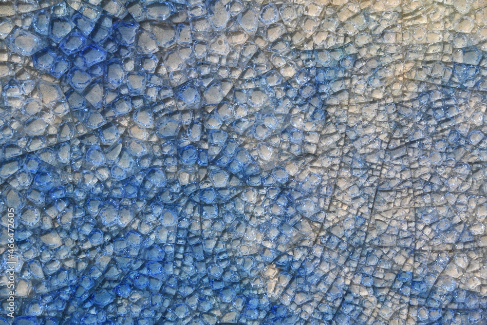 Naklejka premium Ein blau grauer Hintergrund aus Glas