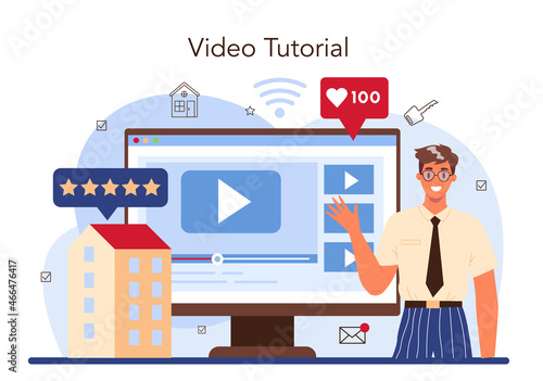 Real estate industry online service or platform. Positive feedback