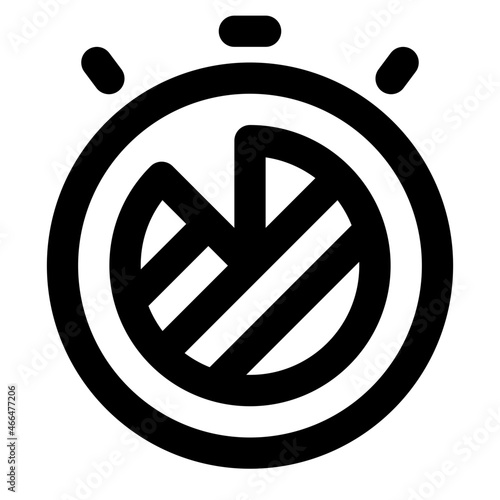 Free Download Chronometer Countdown Timer Line Icon Vector - GFXLoad