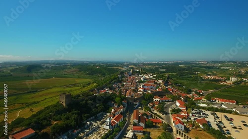 Obidos Portugal Vista aérea sul