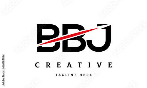 BBJ creative cut three latter logo
