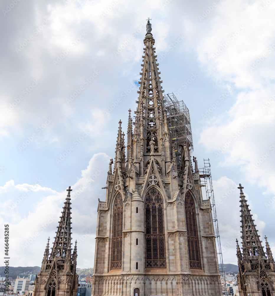 Dome of Cathedral of the Holy Cross and Saint Eulalia in Barcelona Dome of Cathedral of the Holy Cross and Saint Eulalia in Barcelona