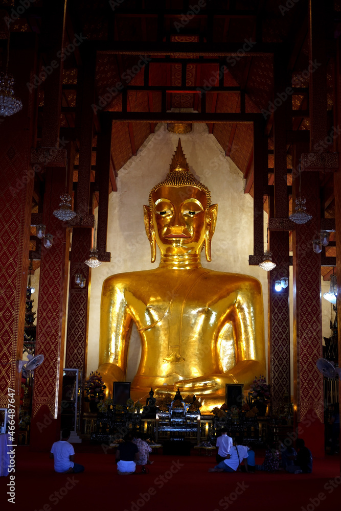 big golden buddha in the north of Thailand