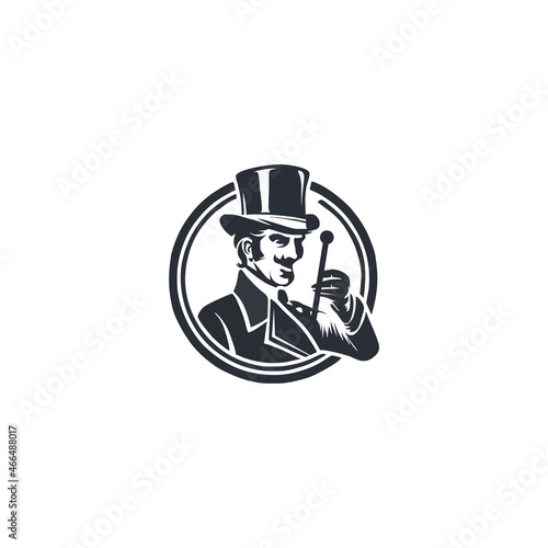 people smiling vector illustration black template