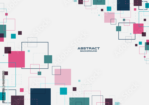 Geometric abstract  background , Vector and illustration banner poster template