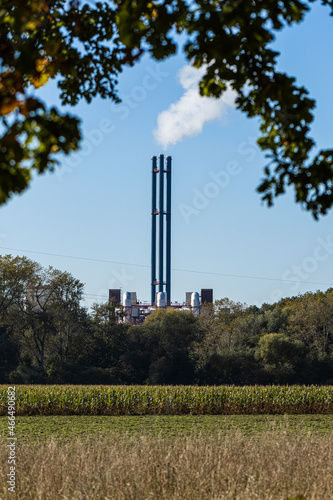Müllverbrennungsanlage in der Mitte