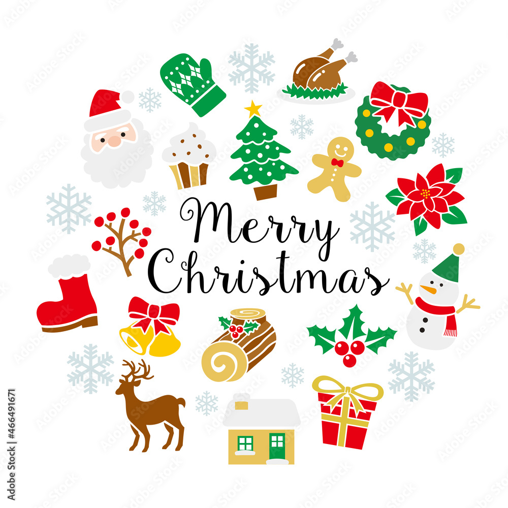 クリスマスのアイコンとイラスト素材集 Stock ベクター Adobe Stock クリスマスのアイコンとイラスト素材集 Stock ベクター Adobe Stock