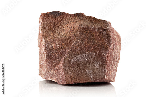 Stone, a fragment of crimson quartzite