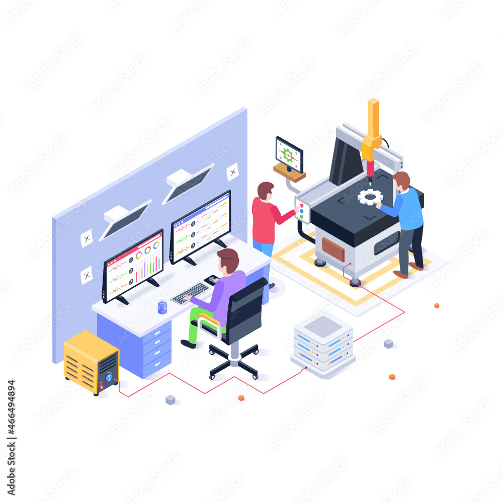 Obraz premium Industrial Office